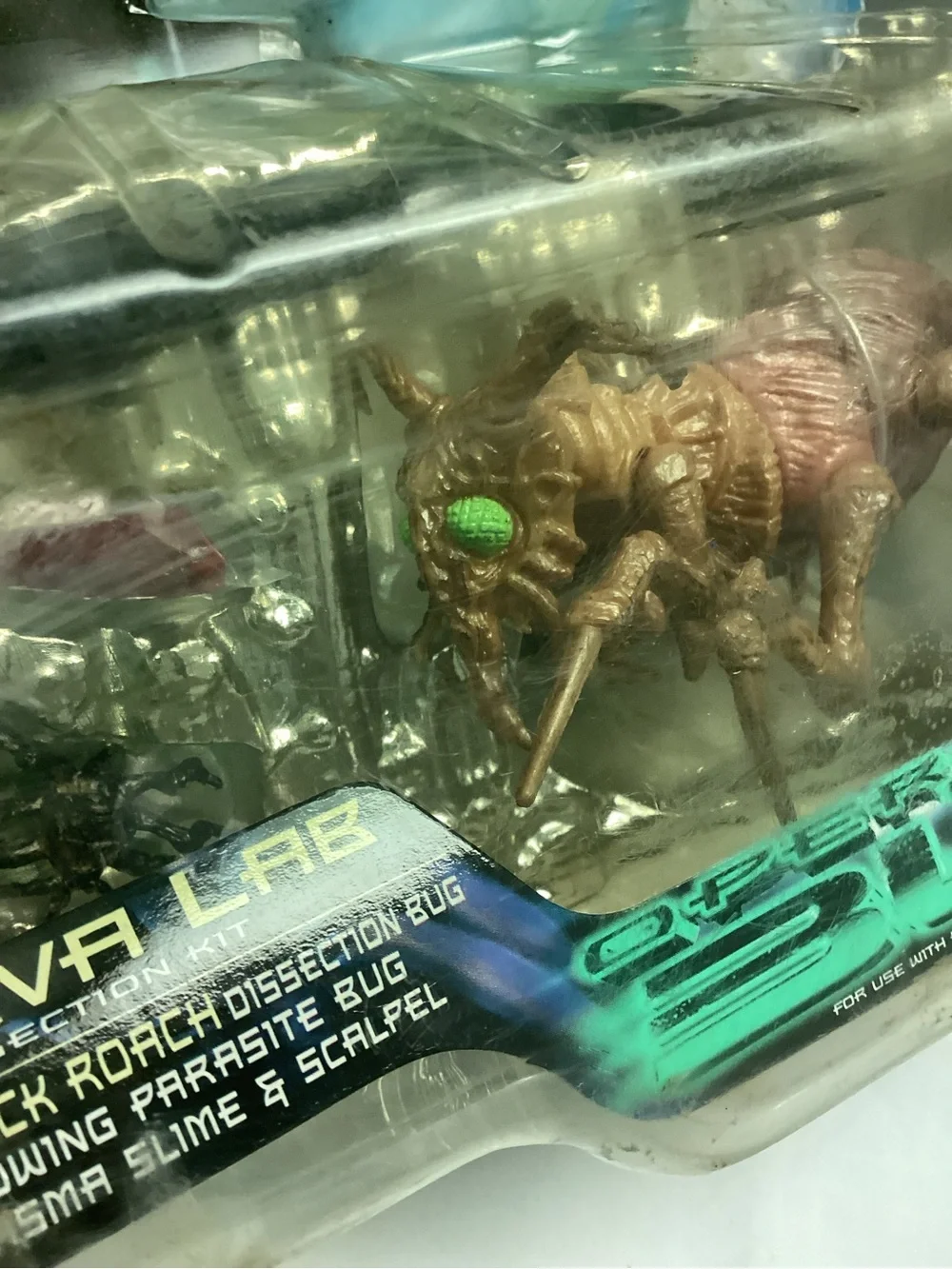 Vintage 1999 Trendmasters Operation Bug Larva Lab Figure New In Package
